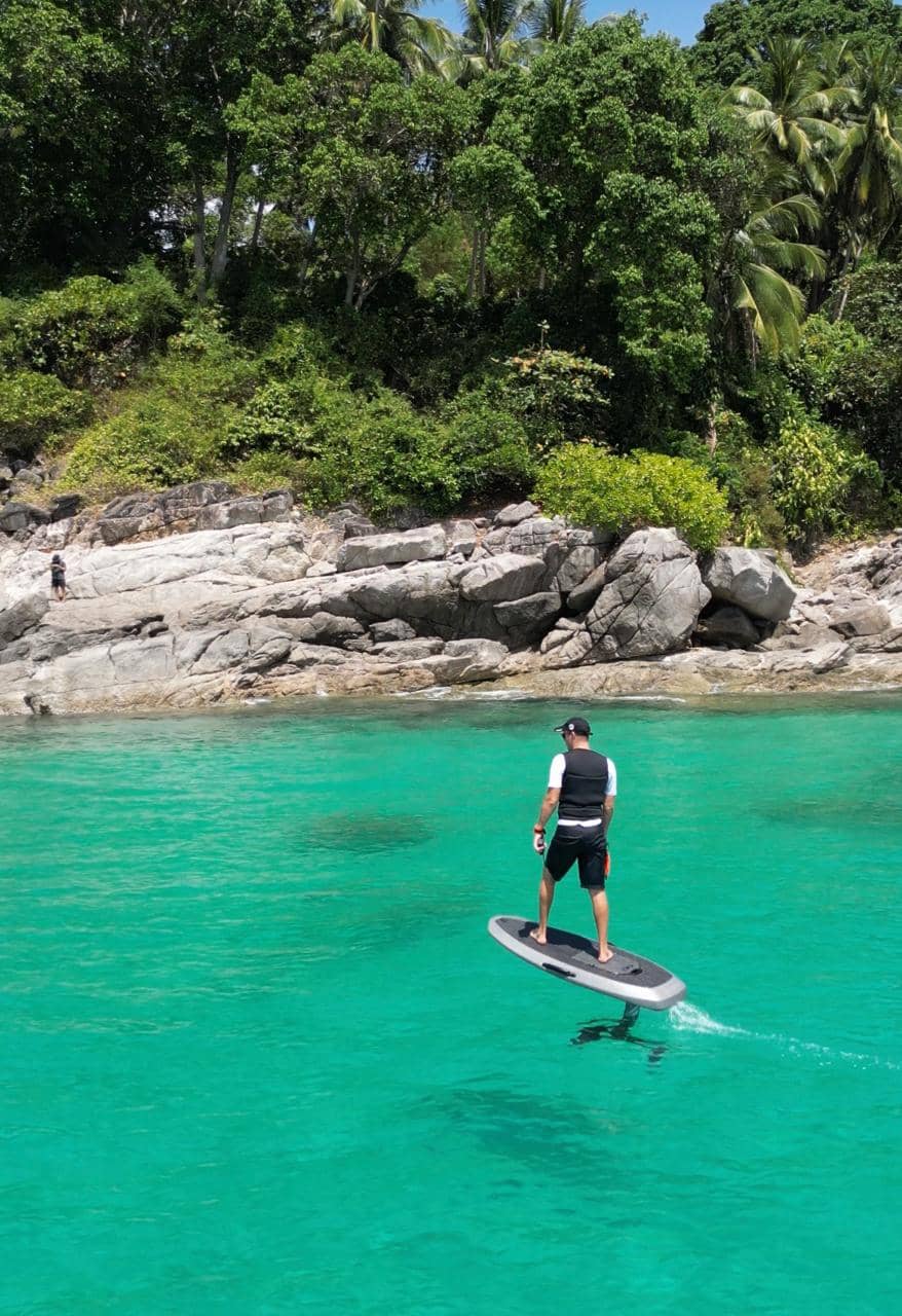 Efoil Phuket Surf on electric hydrofoil